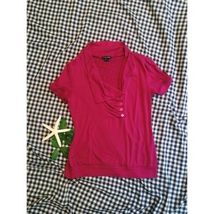 🌟 Pink Button Blouse 🌟